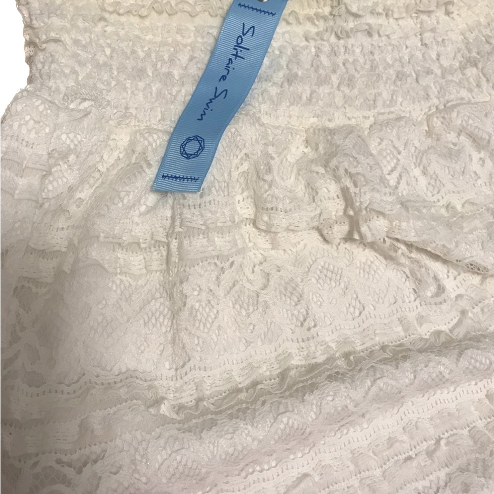 MIDI Skirt Spring Lace Swim Skirt Coverup Small New with tags - Picture 3 of 7